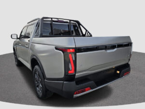 Heckansicht eines Dongfeng Rich 9 Pickup als Alternative zu Mercedes X-Klasse oder Nissan Navara und Nissan Frontier